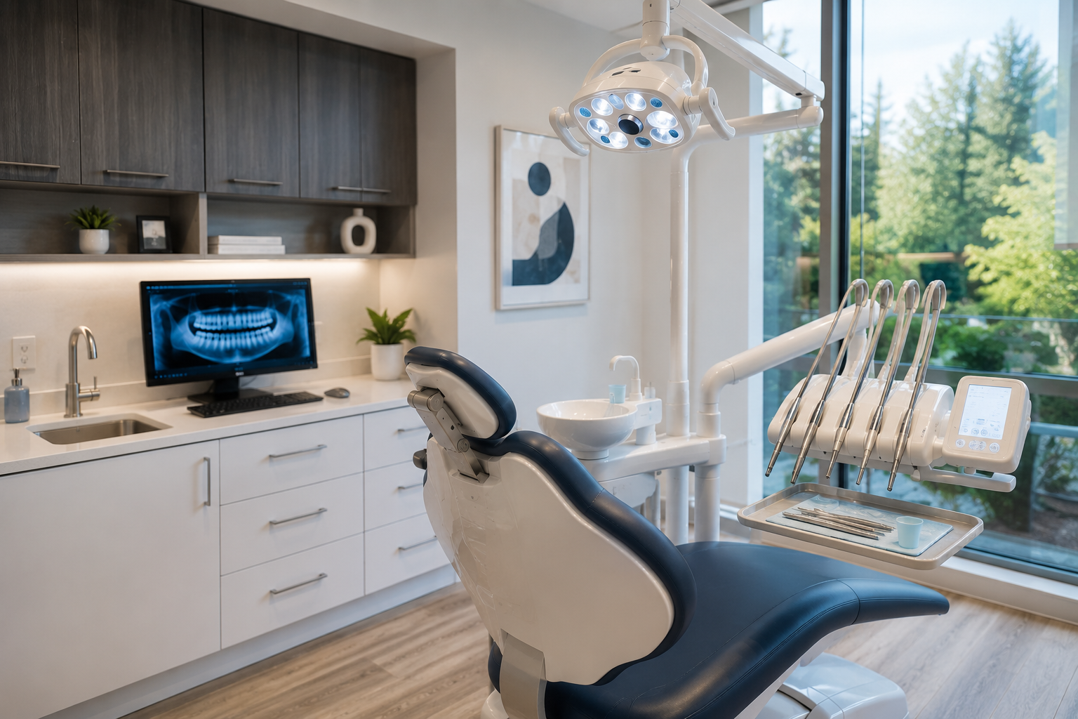 Advanced diagnostic imaging in a treatment suite